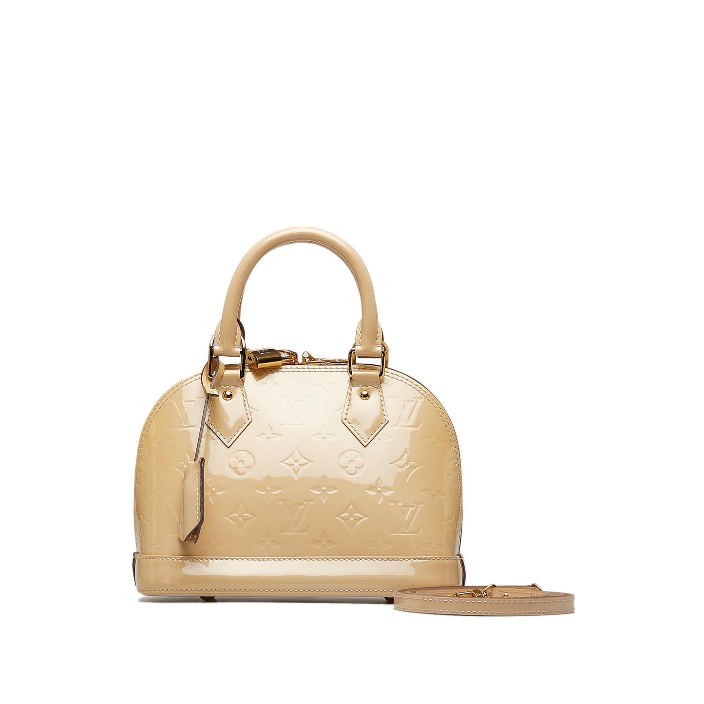 Louis Vuitton Monogram Vernis Alma BB (SHG-KbY5nW)