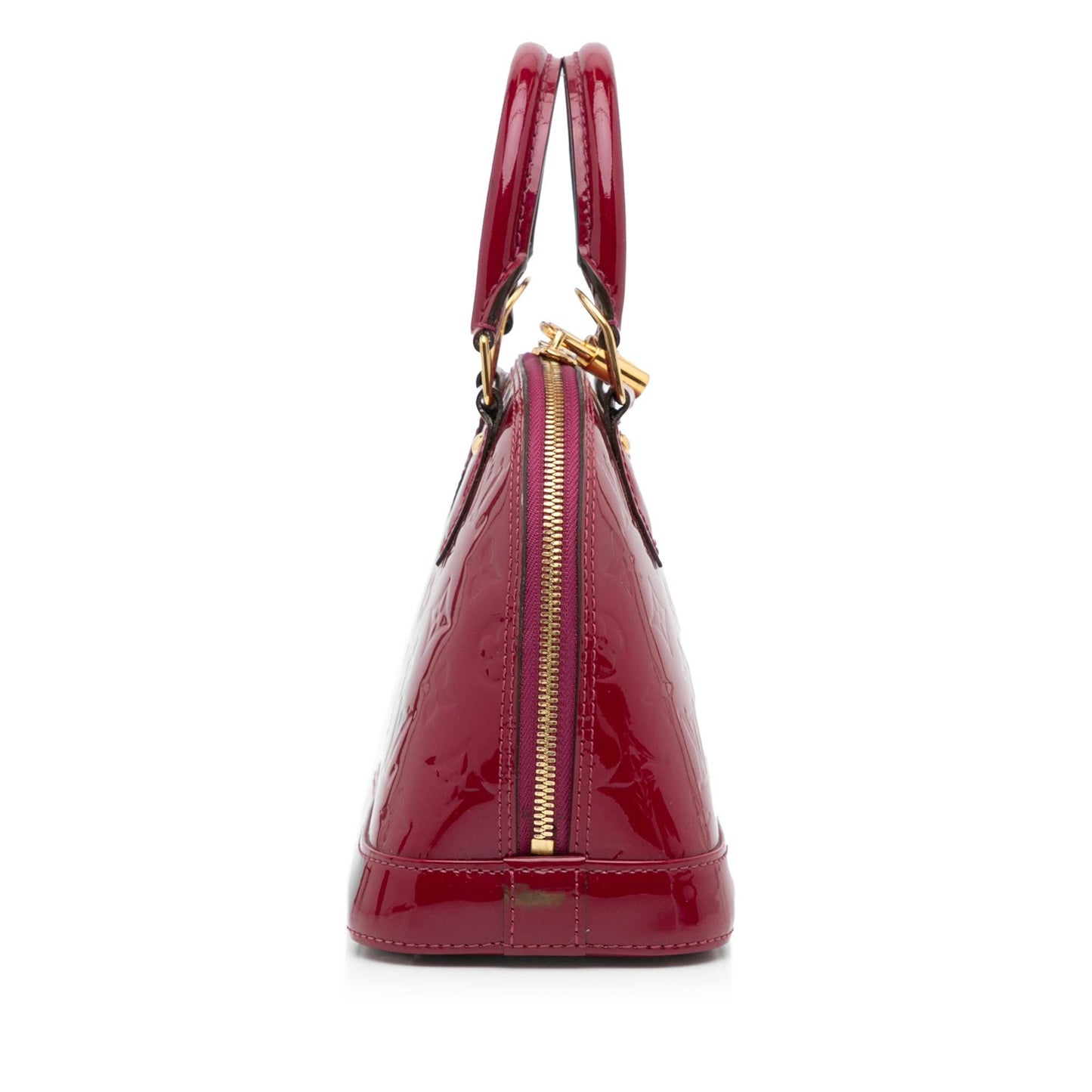 Louis Vuitton Monogram Vernis Alma BB (SHG-Mystay)