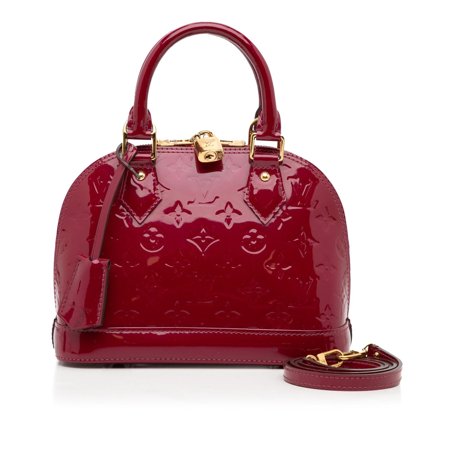 Louis Vuitton Monogram Vernis Alma BB (SHG-Mystay)