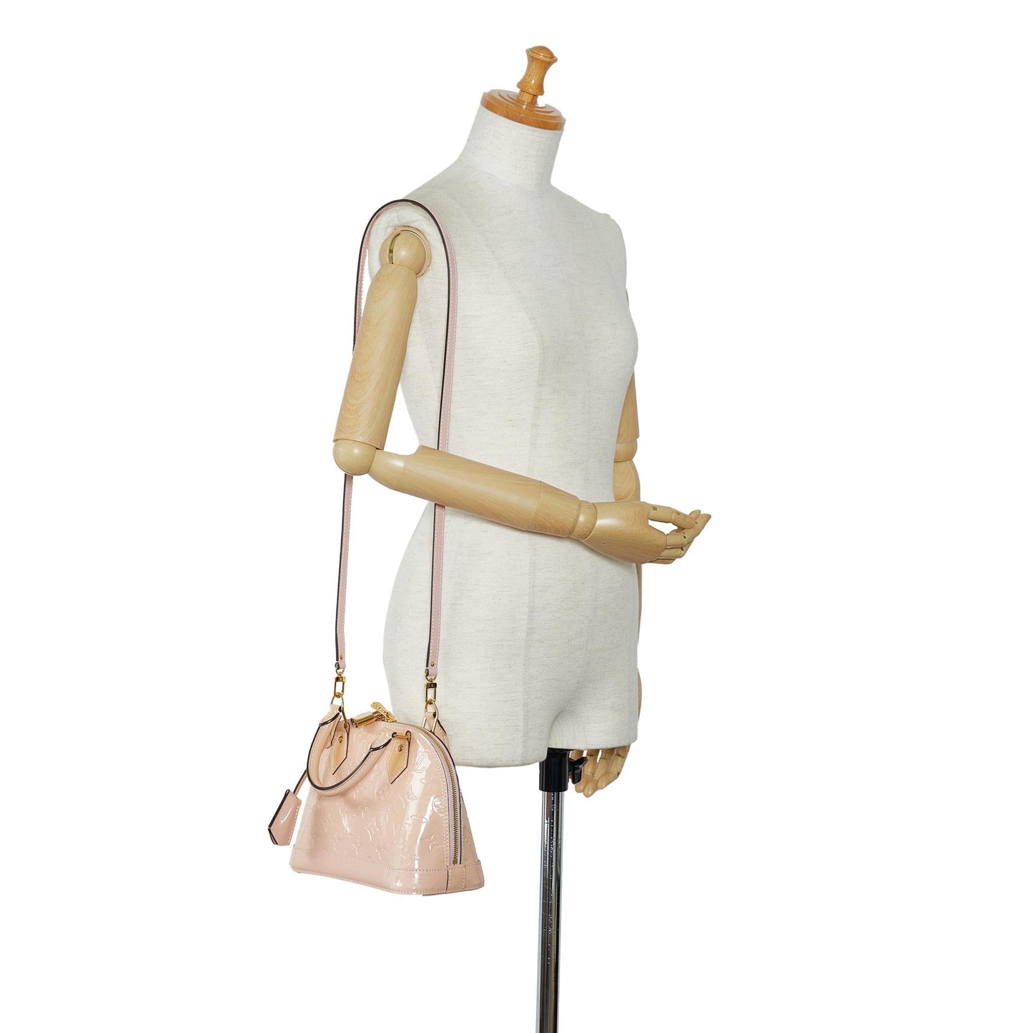 Louis Vuitton Monogram Vernis Alma BB (SHG-EaY81w)