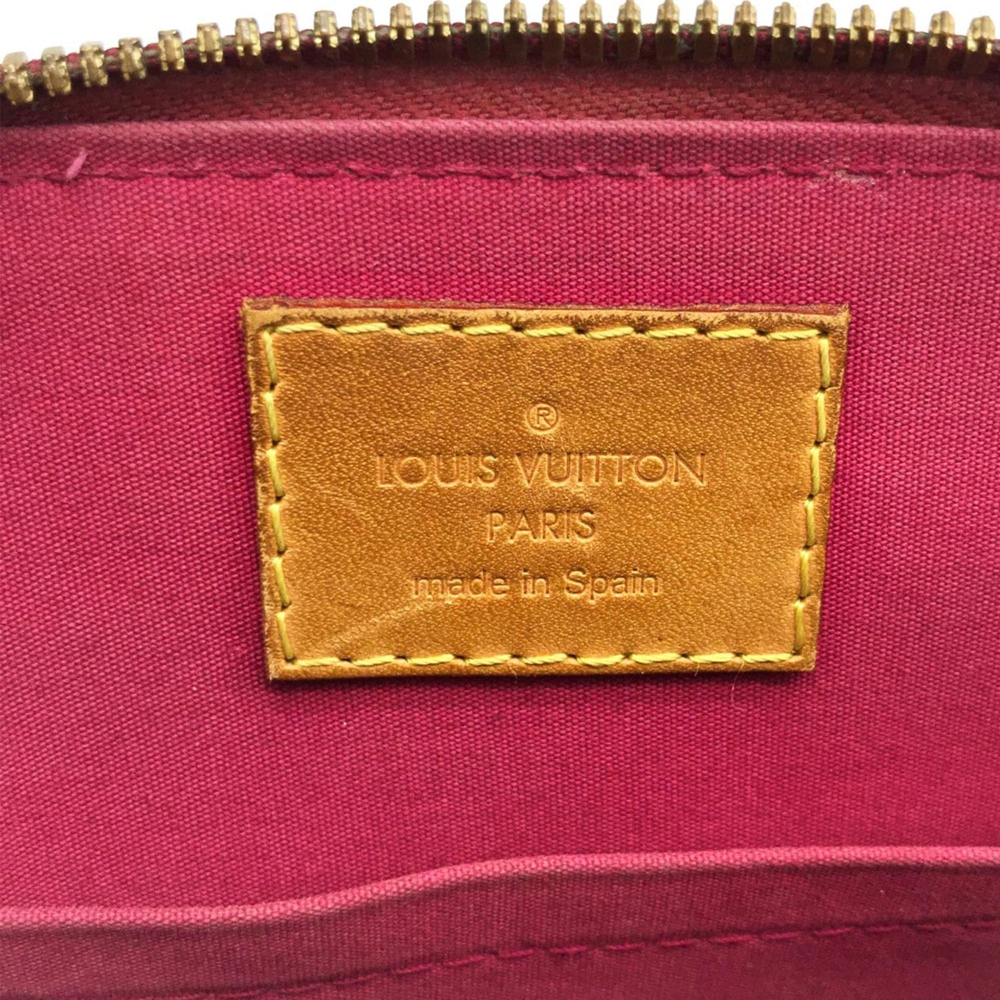 Louis Vuitton Monogram Vernis Alma BB (SHG-odonmp)