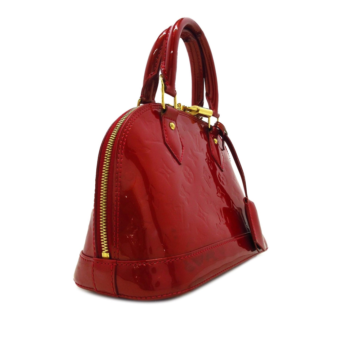 Louis Vuitton Monogram Vernis Alma BB (SHG-XqrbgB)