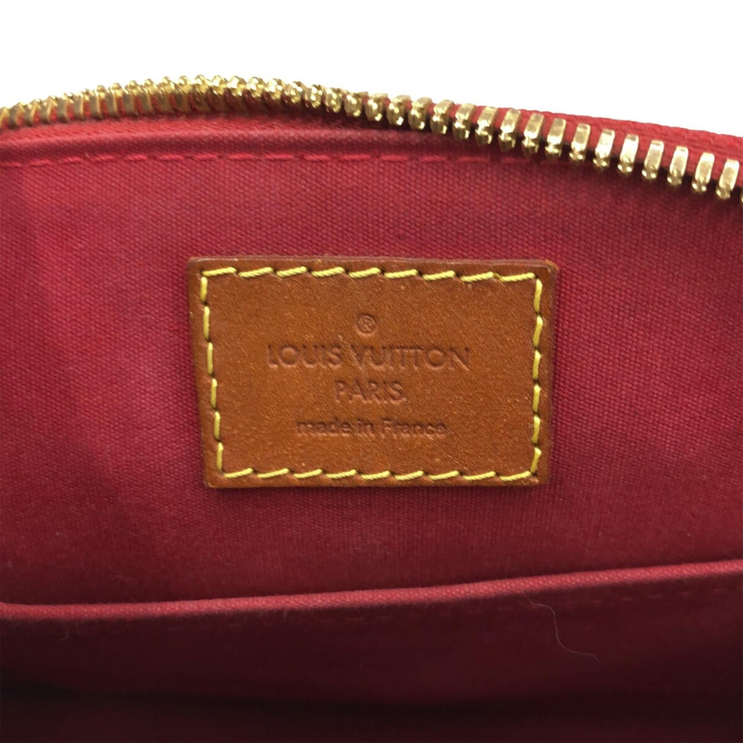 Louis Vuitton Monogram Vernis Alma BB (SHG-qqavce)