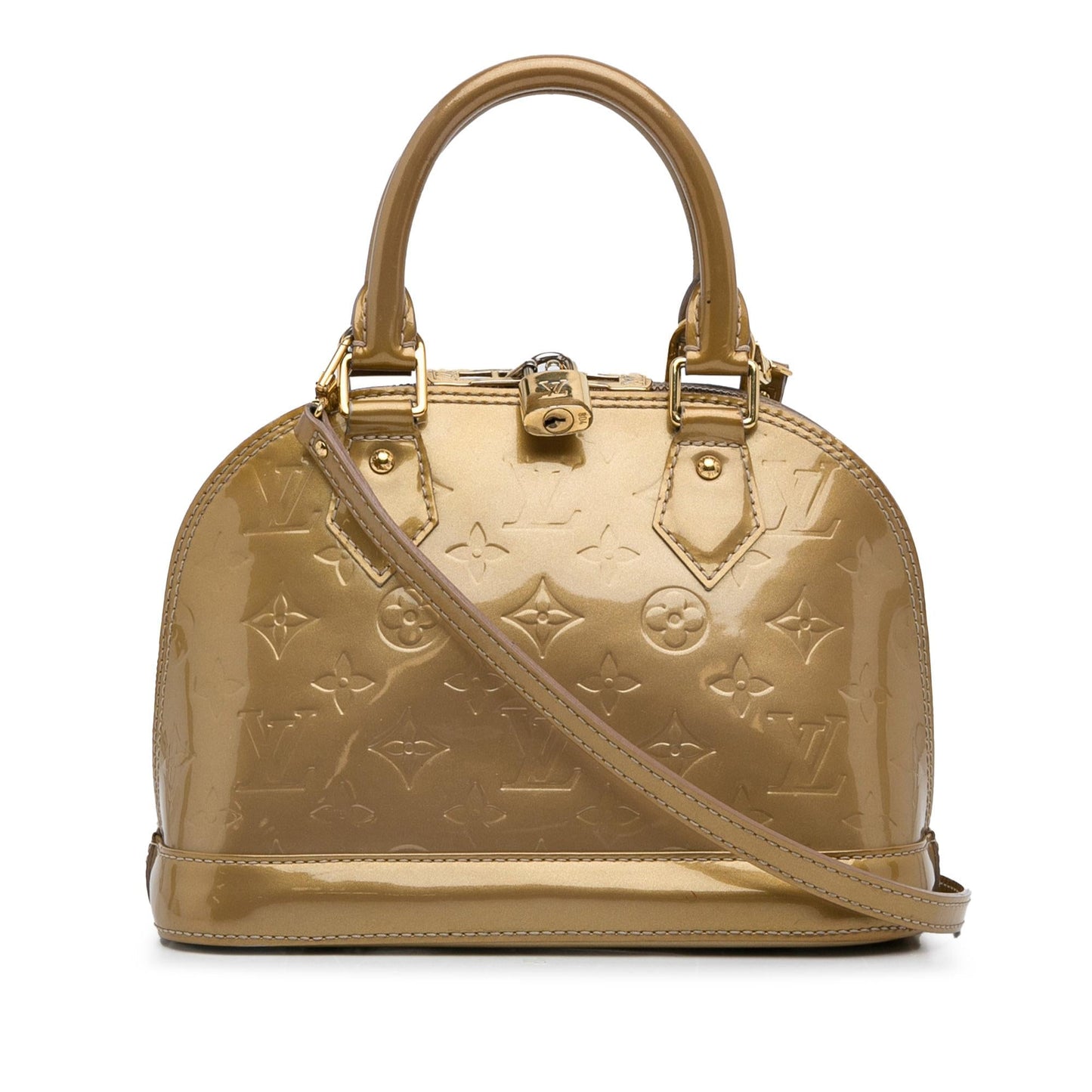 Louis Vuitton Monogram Vernis Alma BB (SHG-TvwZRB)