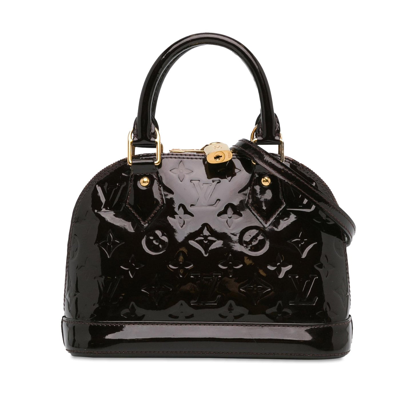 Louis Vuitton Monogram Vernis Alma BB (SHG-0xIoL6)