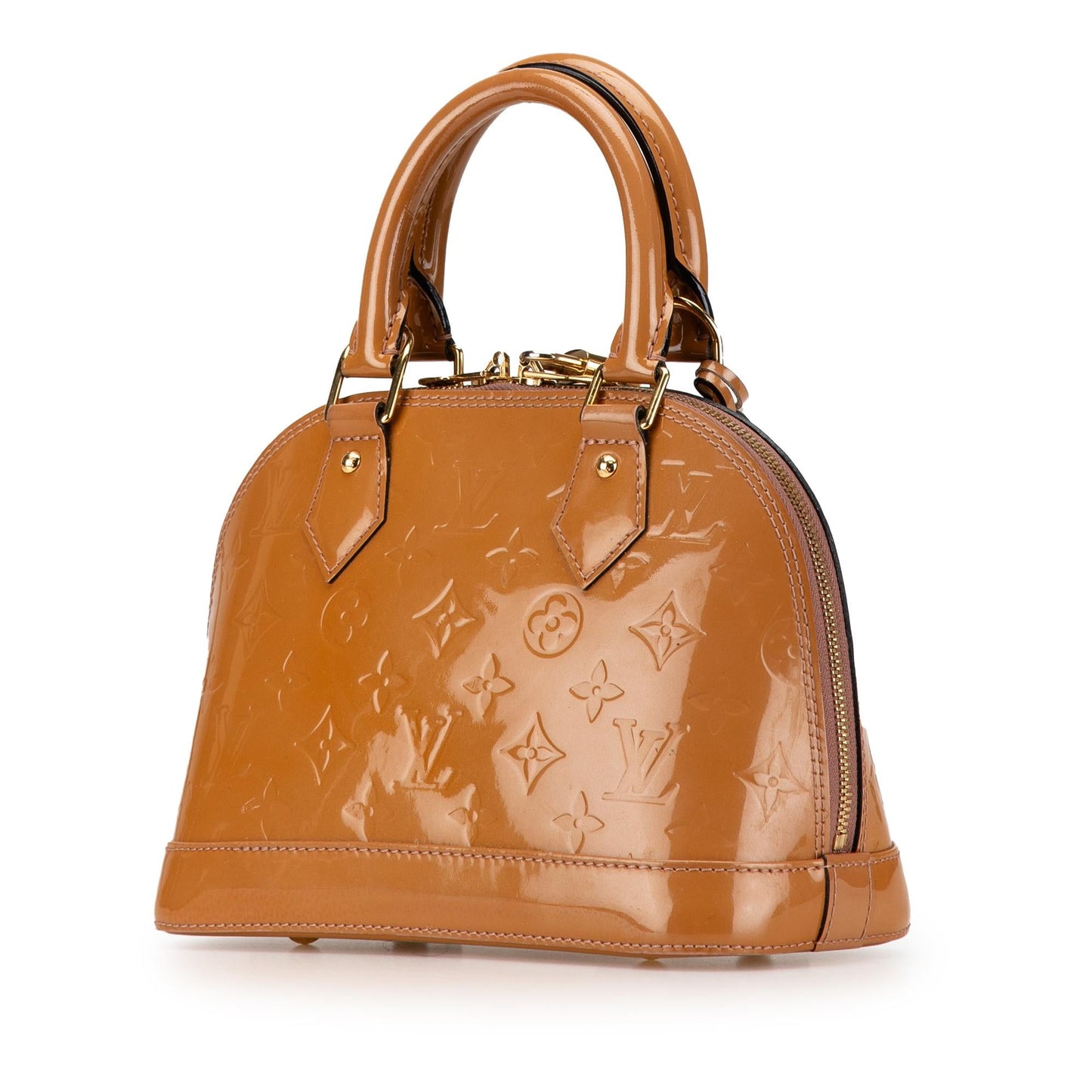 Louis Vuitton Monogram Vernis Alma BB (SHG-tGf0Fd)