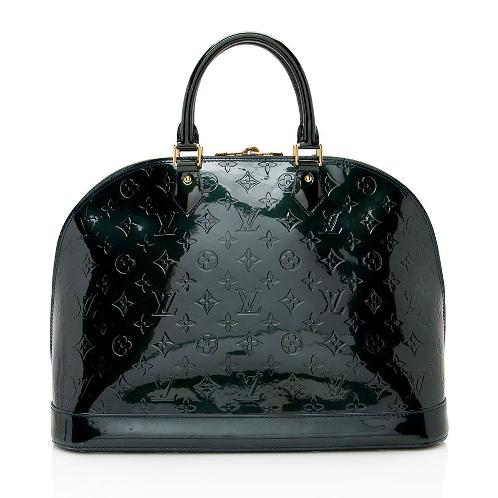 Louis Vuitton Monogram Vernis Alma GM Satchel (SHF-20432)