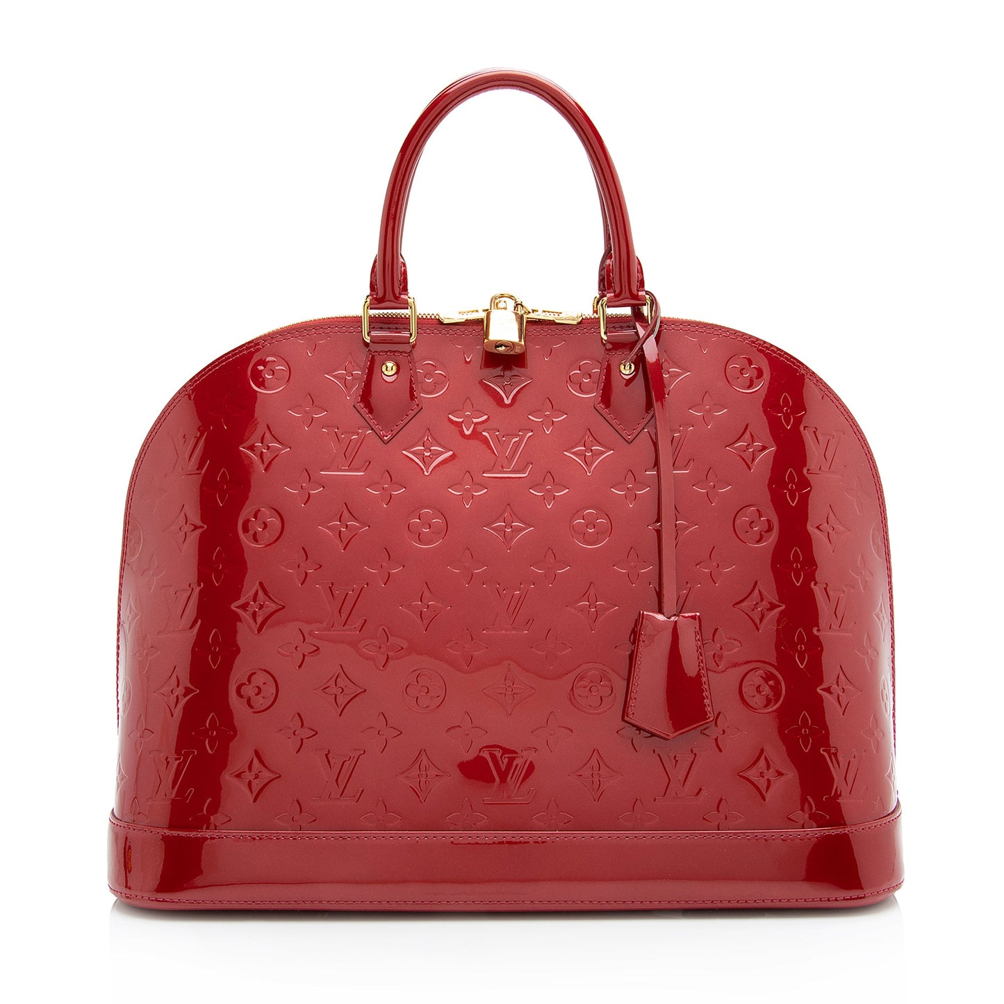 Louis Vuitton Monogram Vernis Alma GM Satchel (SHF-23700)