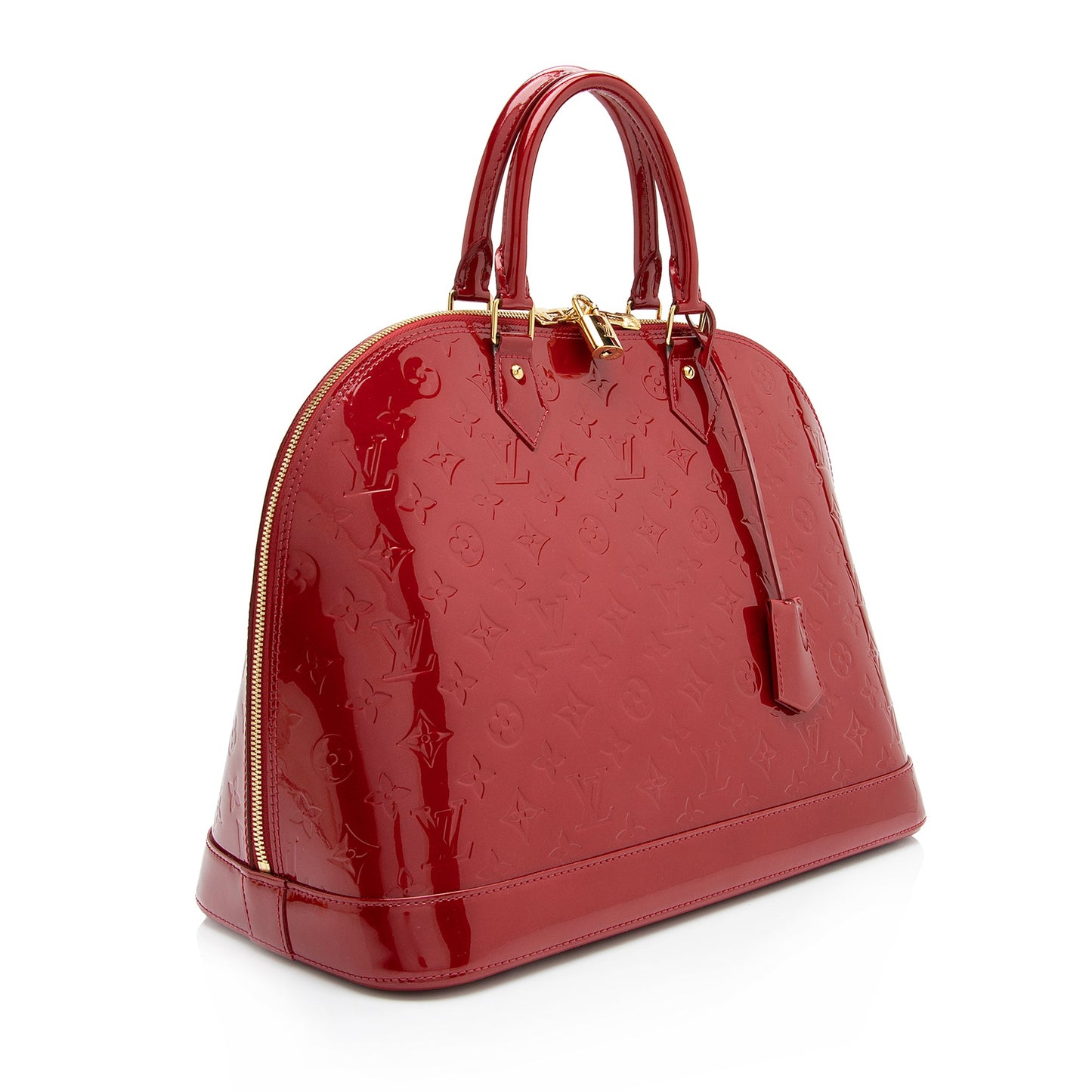 Louis Vuitton Monogram Vernis Alma GM Satchel (SHF-23700)