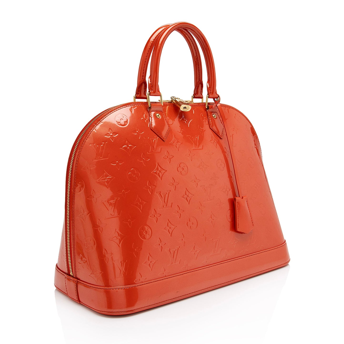 Louis Vuitton Monogram Vernis Alma GM Satchel (SHF-ERoecq)