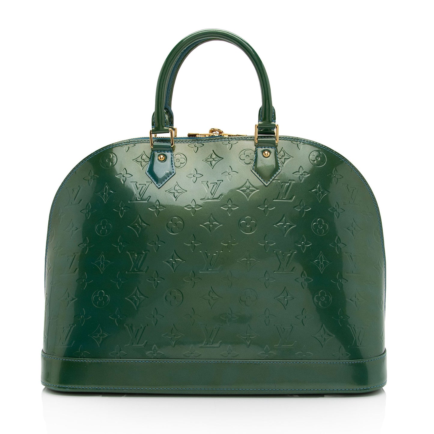 Louis Vuitton Monogram Vernis Alma GM Satchel (SHF-Z4HtXk)
