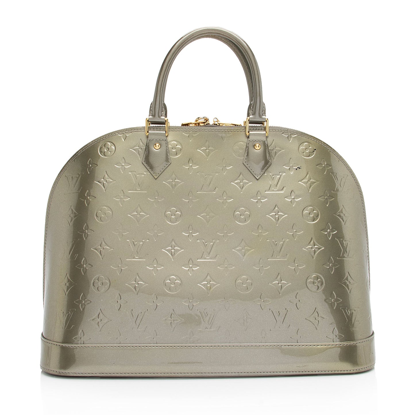 Louis Vuitton Monogram Vernis Alma GM Satchel (SHF-pjW87V)