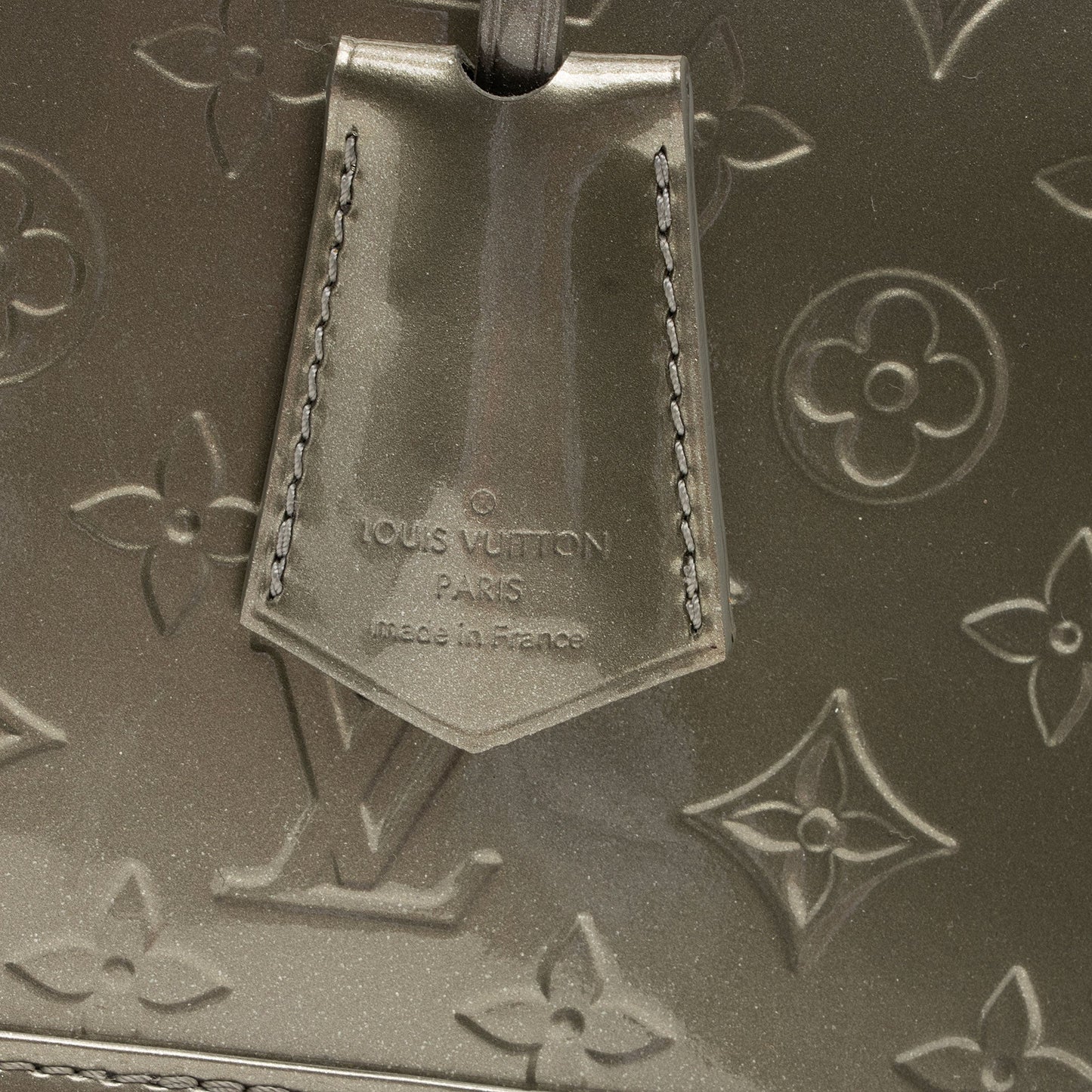 Louis Vuitton Monogram Vernis Alma GM Satchel (SHF-pjW87V)