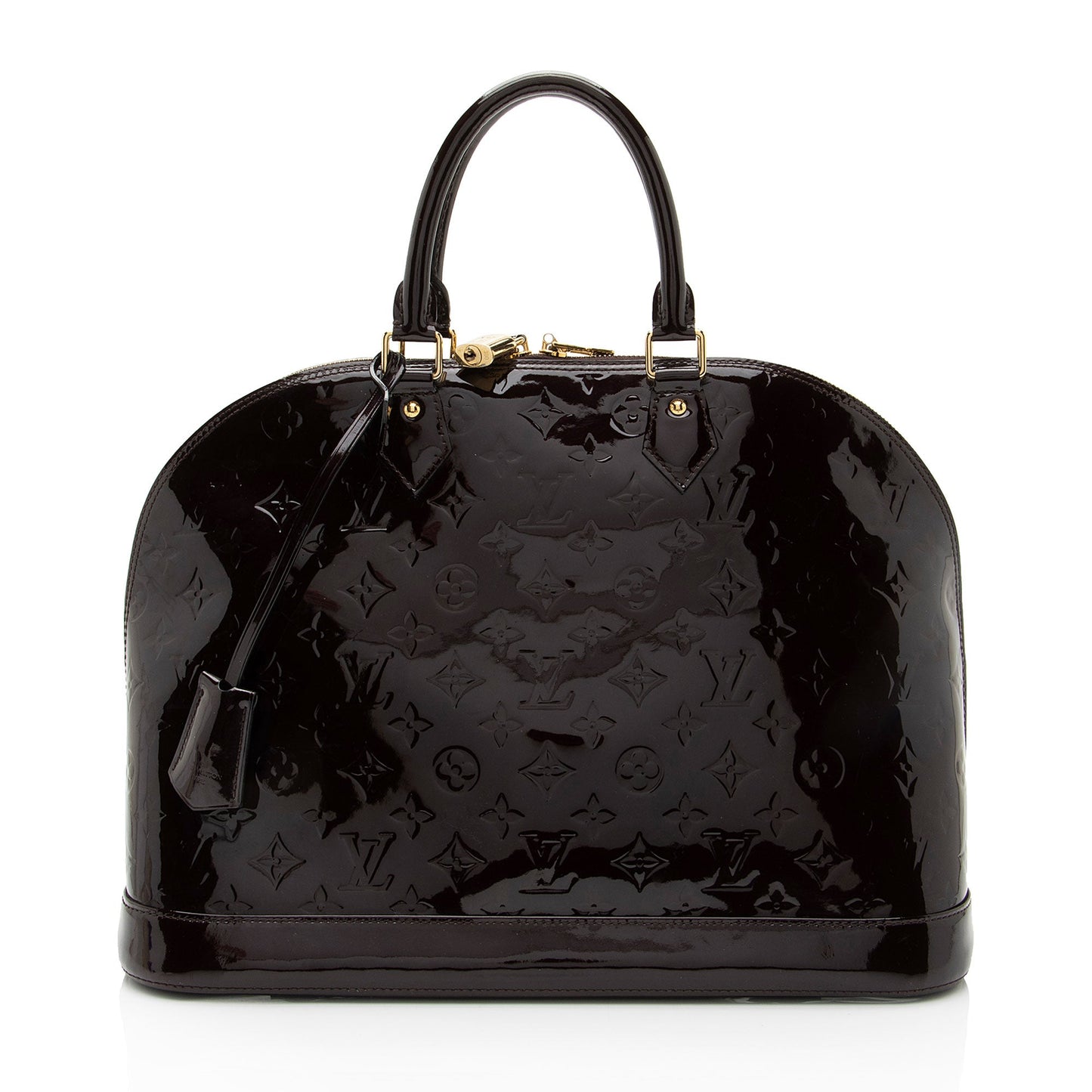 Louis Vuitton Monogram Vernis Alma GM Satchel (SHF-K55Nxm)