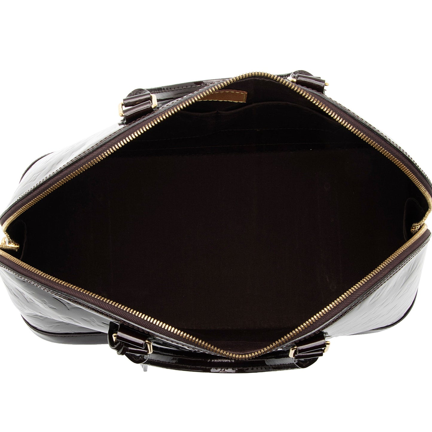 Louis Vuitton Monogram Vernis Alma GM Satchel (SHF-K55Nxm)