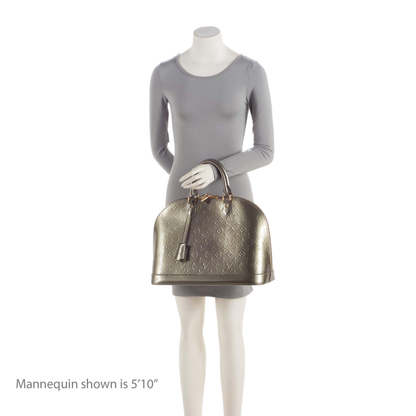 Louis Vuitton Monogram Vernis Alma GM Satchel (SHF-223b8Z)