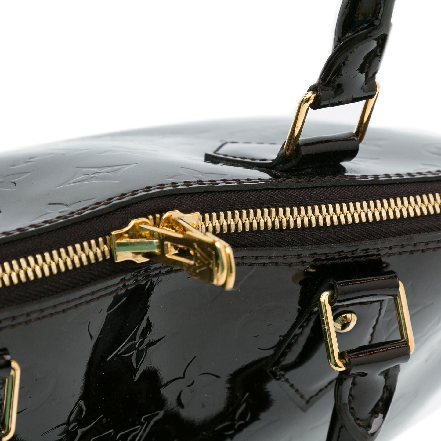 Louis Vuitton Monogram Vernis Alma GM (SHG-VQDbIb)