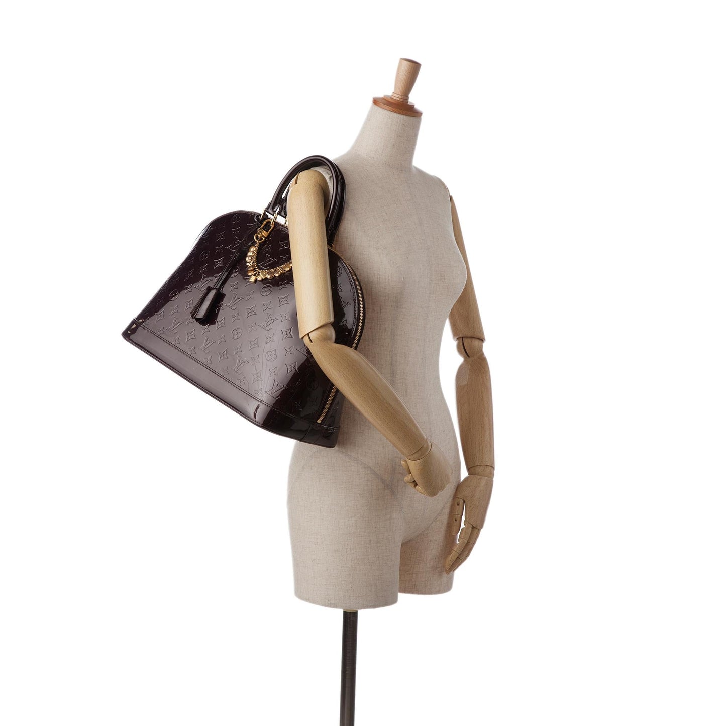 Louis Vuitton Monogram Vernis Alma GM (SHG-JNRs44)