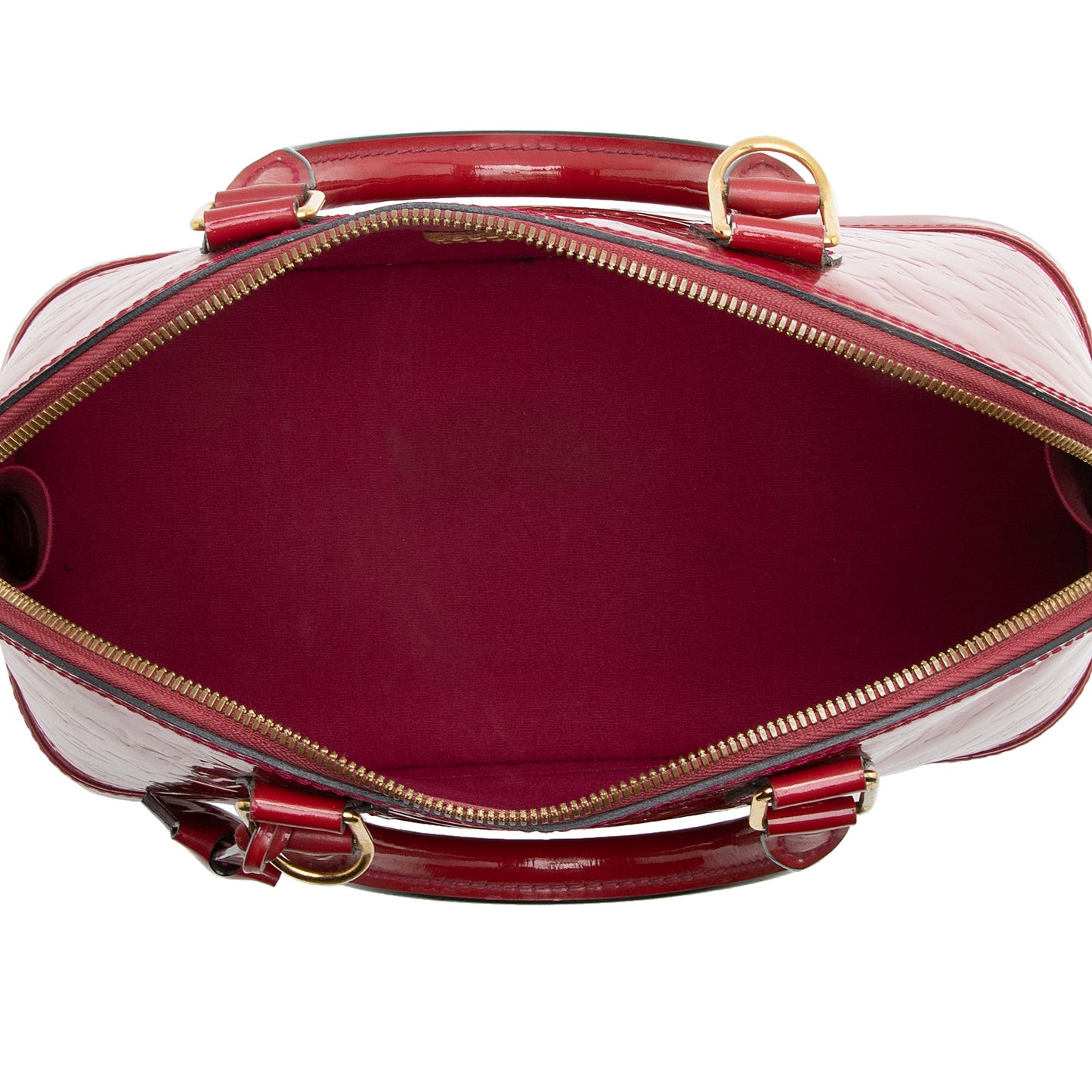 Louis Vuitton Monogram Vernis Alma PM Satchel (SHF-22631)