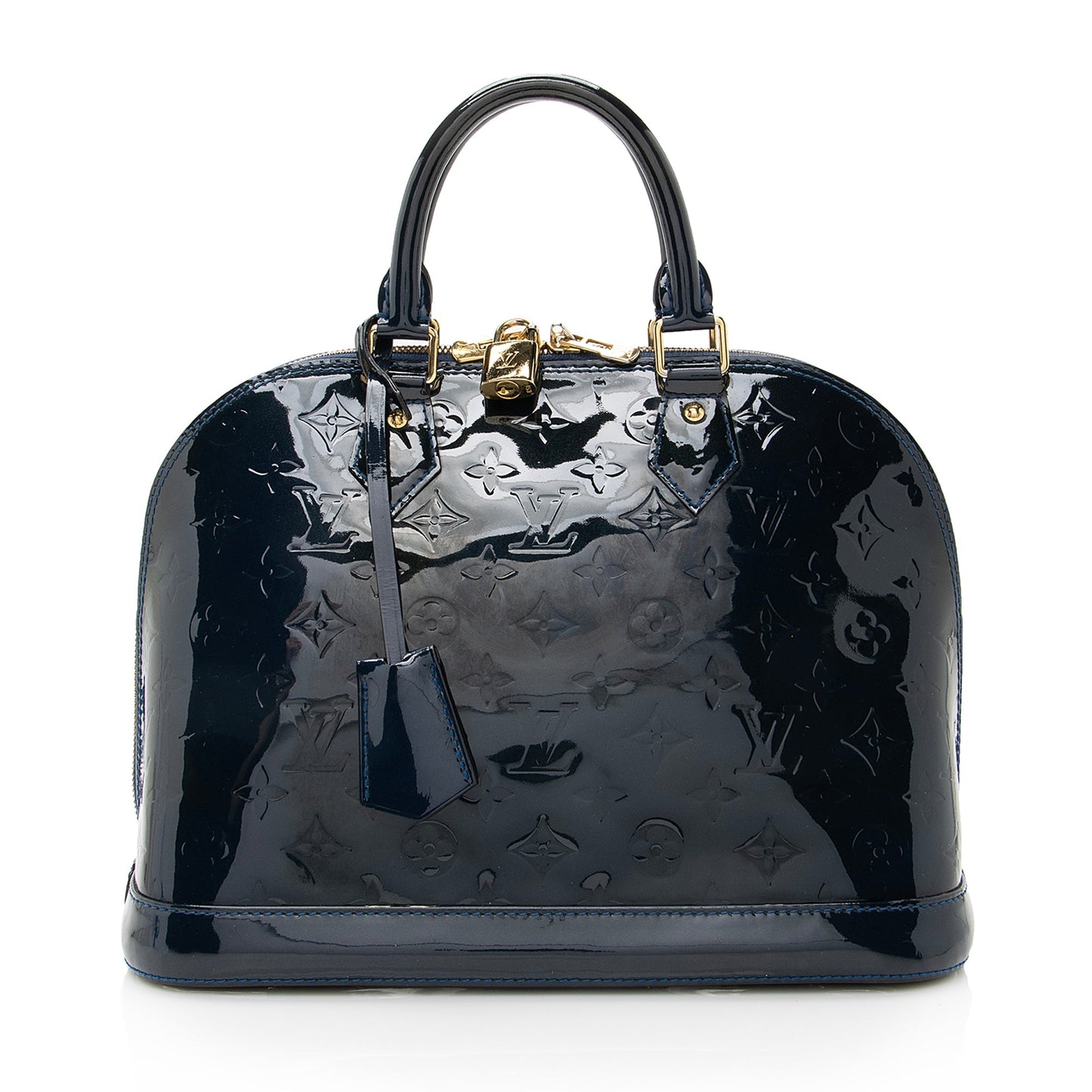 Louis Vuitton Monogram Vernis Alma PM Satchel (SHF-22635)