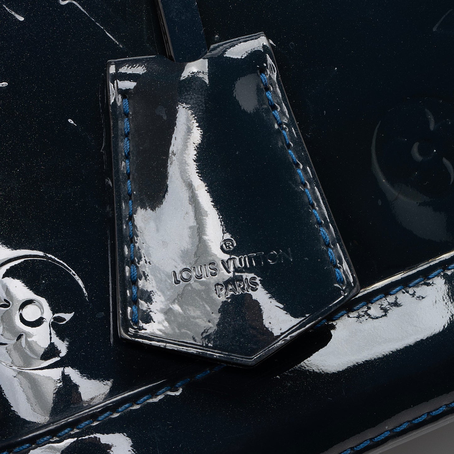 Louis Vuitton Monogram Vernis Alma PM Satchel (SHF-22635)