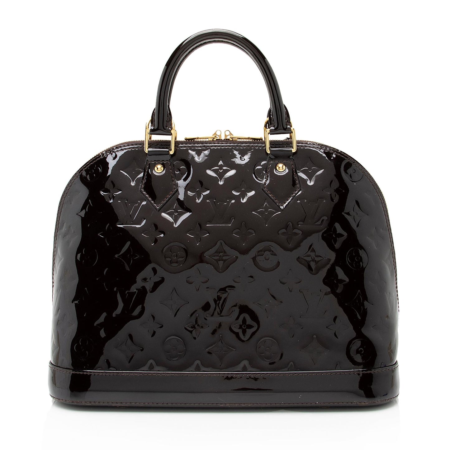 Louis Vuitton Monogram Vernis Alma PM Satchel (SHF-RKBVys)