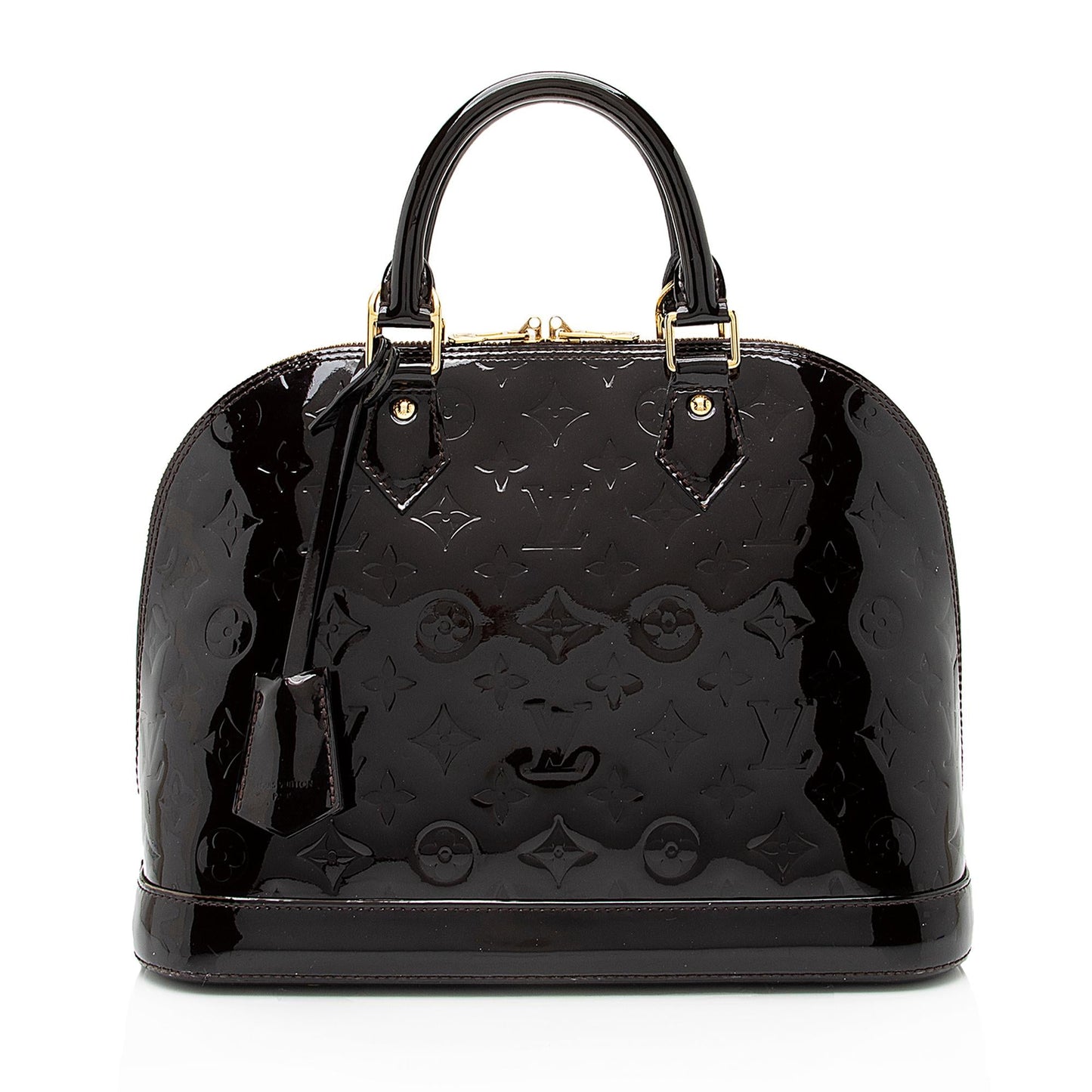 Louis Vuitton Monogram Vernis Alma PM Satchel (SHF-RKBVys)