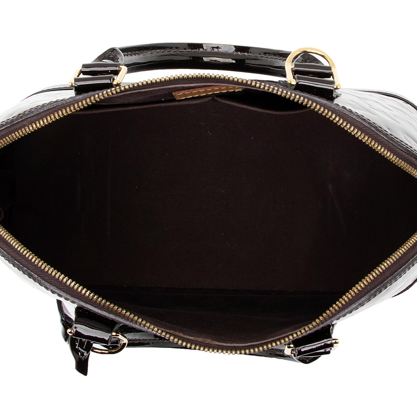 Louis Vuitton Monogram Vernis Alma PM Satchel (SHF-RKBVys)