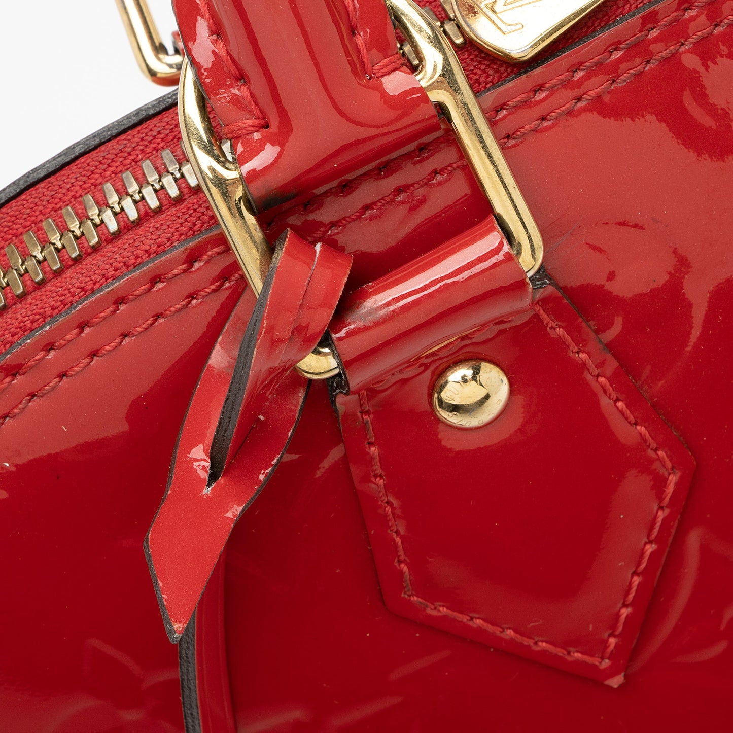 Louis Vuitton Monogram Vernis Alma PM Satchel (SHF-N7kVSA)