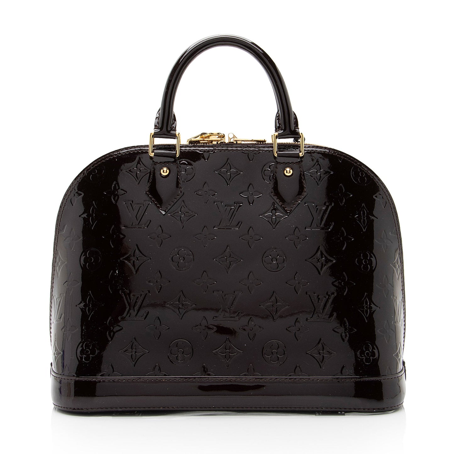 Louis Vuitton Monogram Vernis Alma PM Satchel (SHF-kN8GF6)