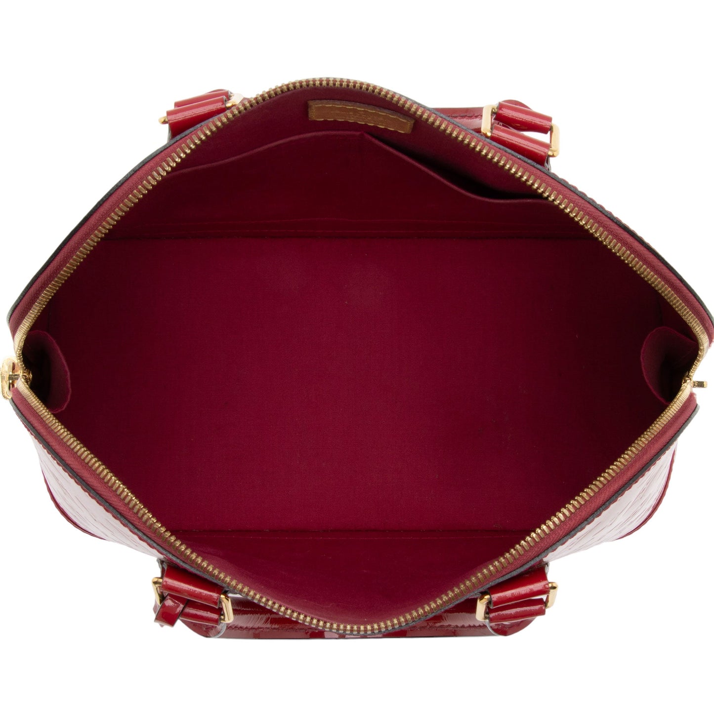 Louis Vuitton Monogram Vernis Alma PM Satchel (SHF-yz8PNO)
