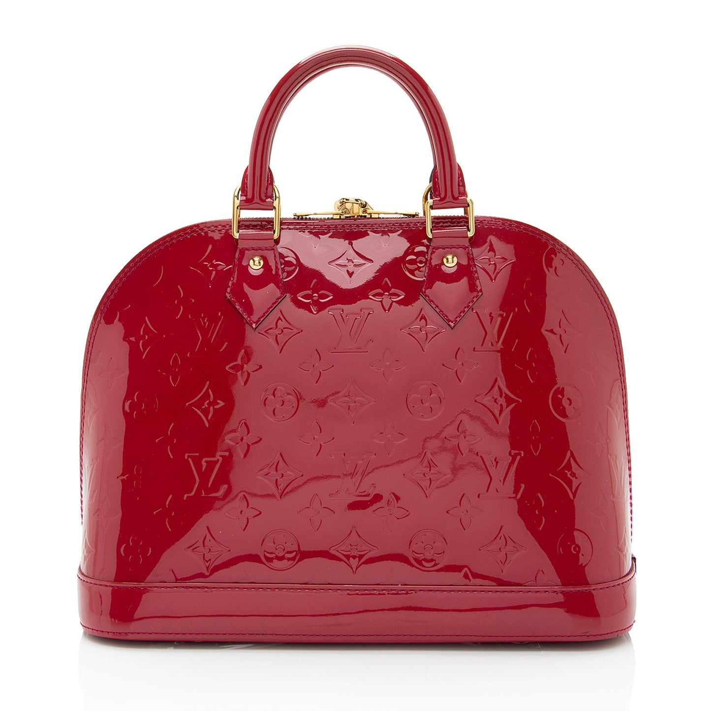 Louis Vuitton Monogram Vernis Alma PM Satchel (SHF-aJkS4O)