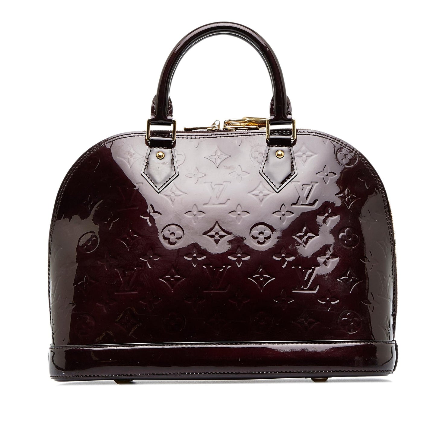 Louis Vuitton Monogram Vernis Alma PM (SHG-SkyOqF)