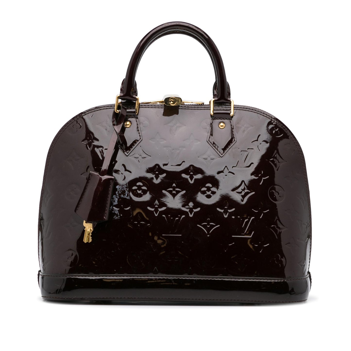 Louis Vuitton Monogram Vernis Alma PM (SHG-jyXKYF)