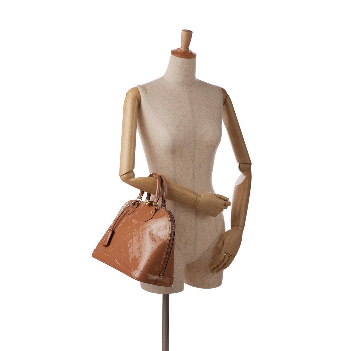 Louis Vuitton Monogram Vernis Alma PM (SHG-TpodTf)
