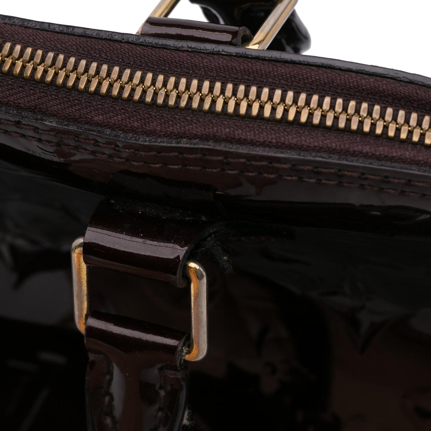Louis Vuitton Monogram Vernis Alma PM (SHG-1McnUp)