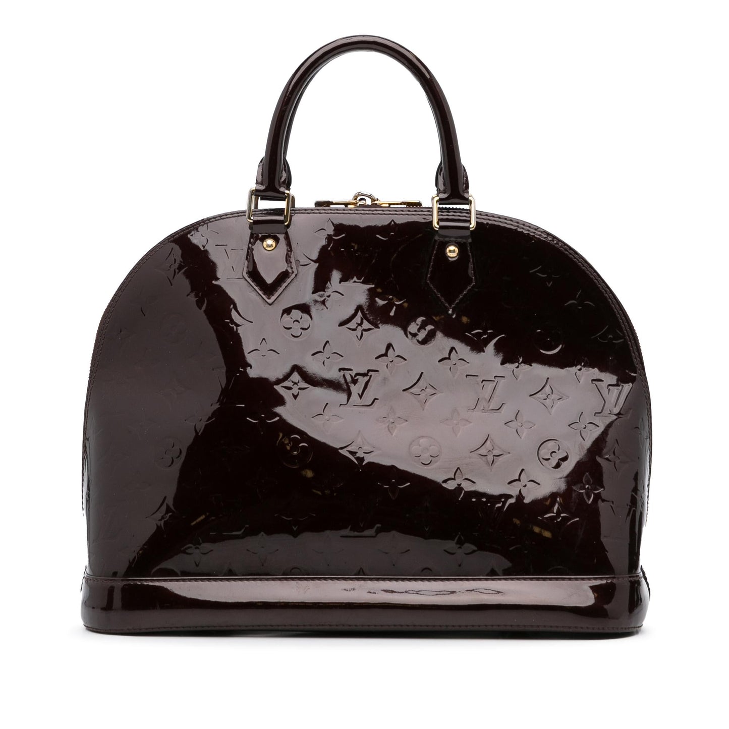 Louis Vuitton Monogram Vernis Alma PM (SHG-1McnUp)