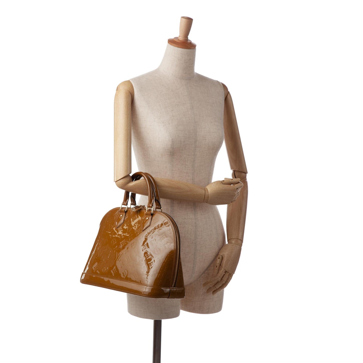 Louis Vuitton Monogram Vernis Alma PM (SHG-9nUVc0)