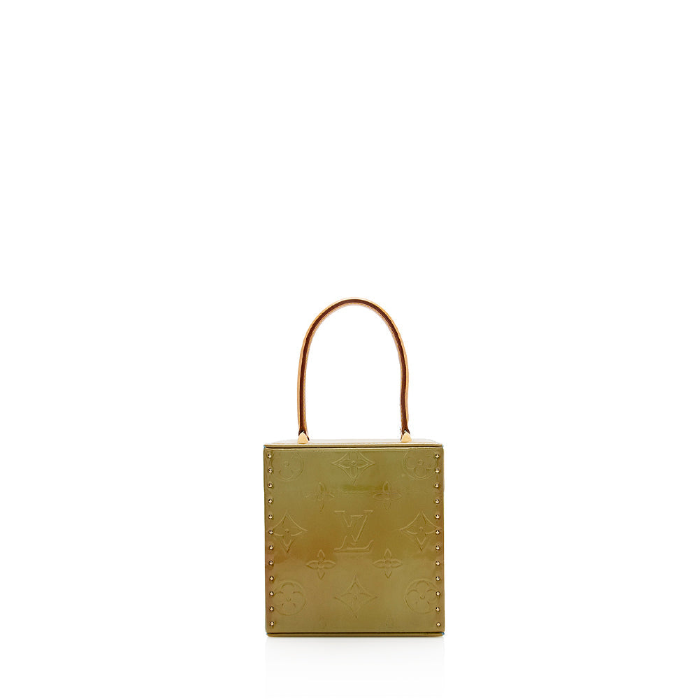 Louis Vuitton Monogram Vernis Bleeker Box Satchel -  (SHF-15742)