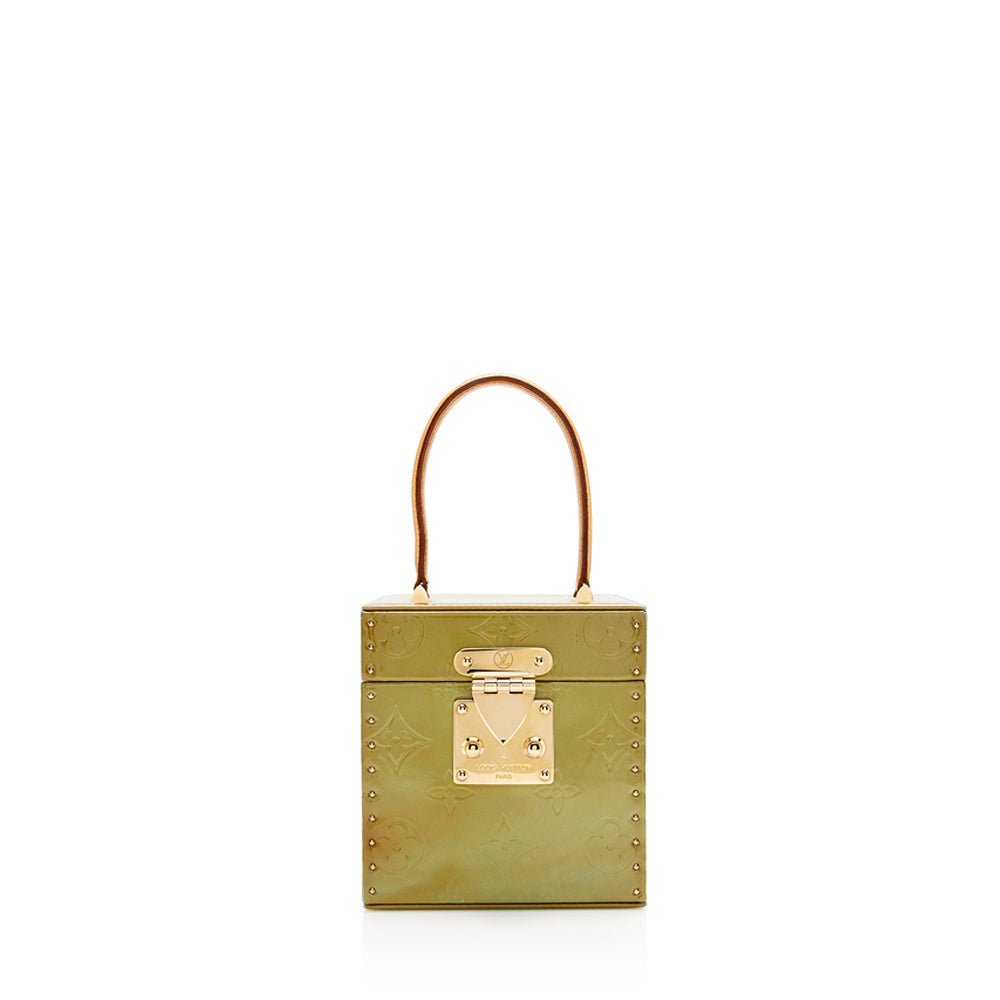 Louis Vuitton Monogram Vernis Bleeker Box Satchel -  (SHF-15742)