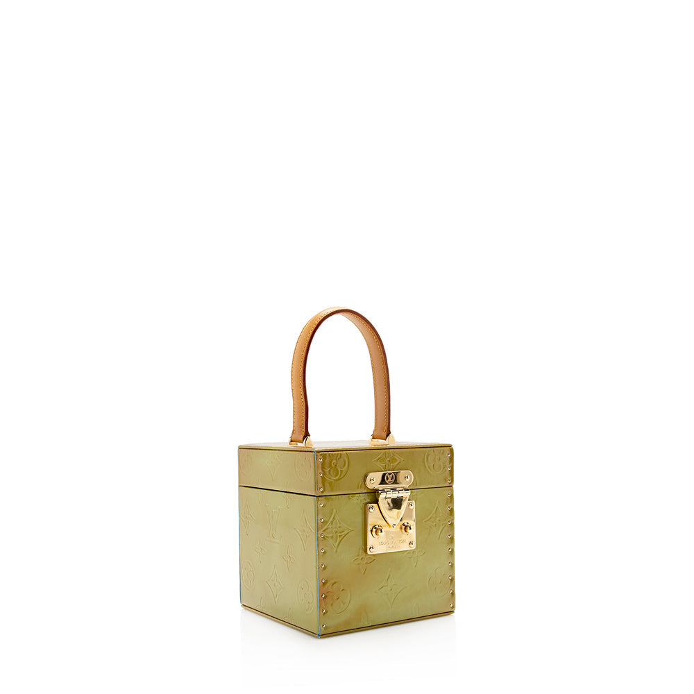 Louis Vuitton Monogram Vernis Bleeker Box Satchel -  (SHF-15742)