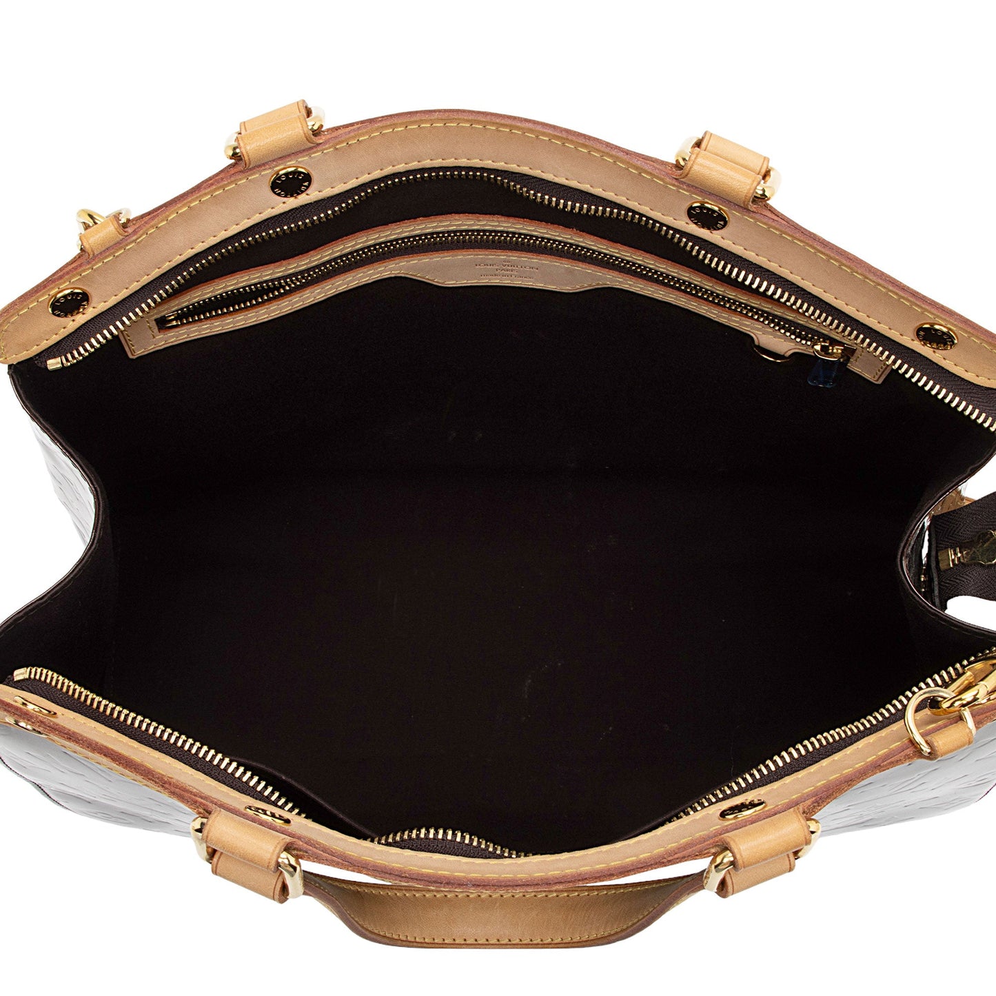 Louis Vuitton Monogram Vernis Brea GM Satchel (SHF-5KKwMv)