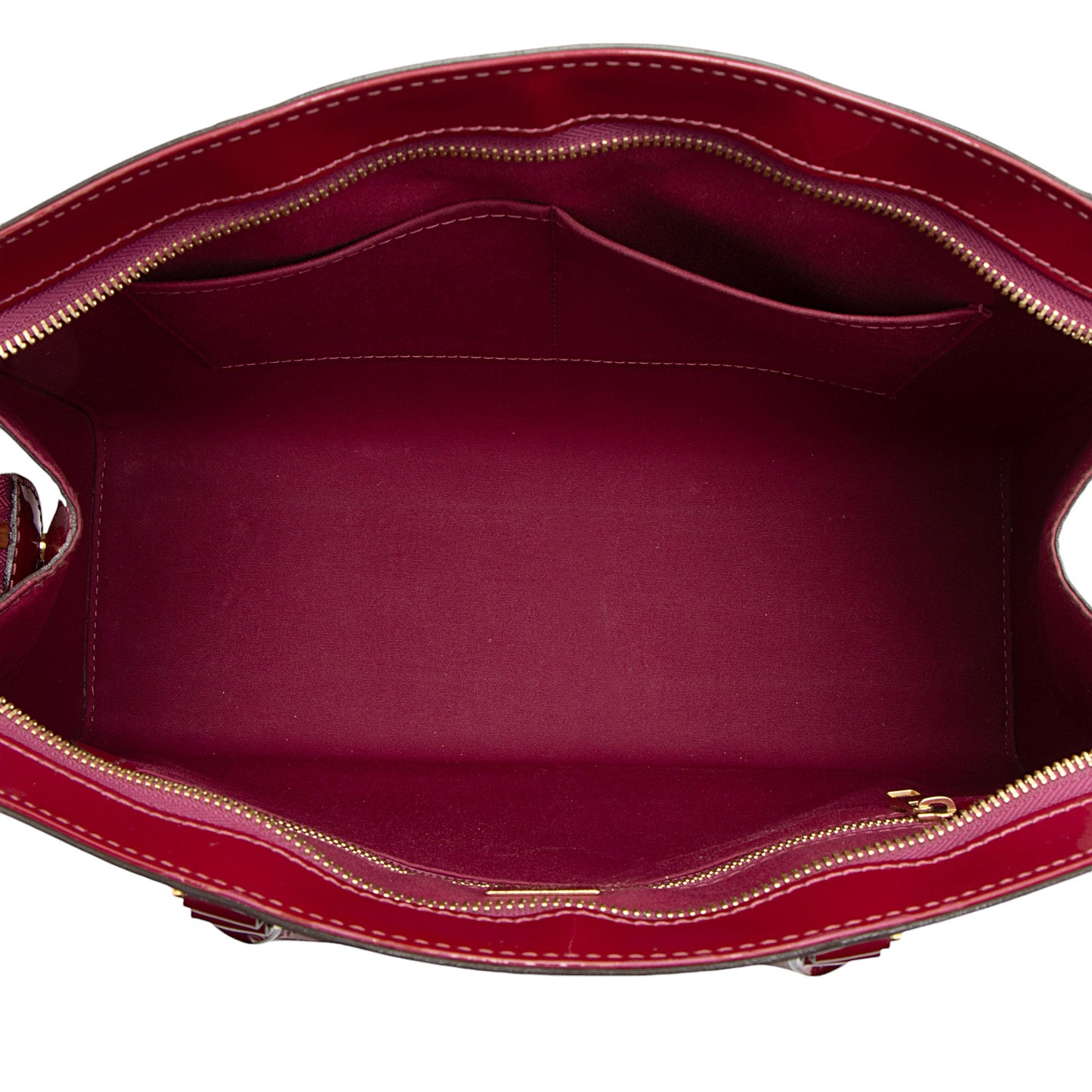 Louis Vuitton Monogram Vernis Brea MM NM Satchel (SHF-cl4UNU)