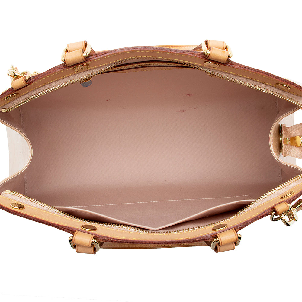Louis Vuitton Monogram Vernis Brea MM Satchel (SHF-13951)
