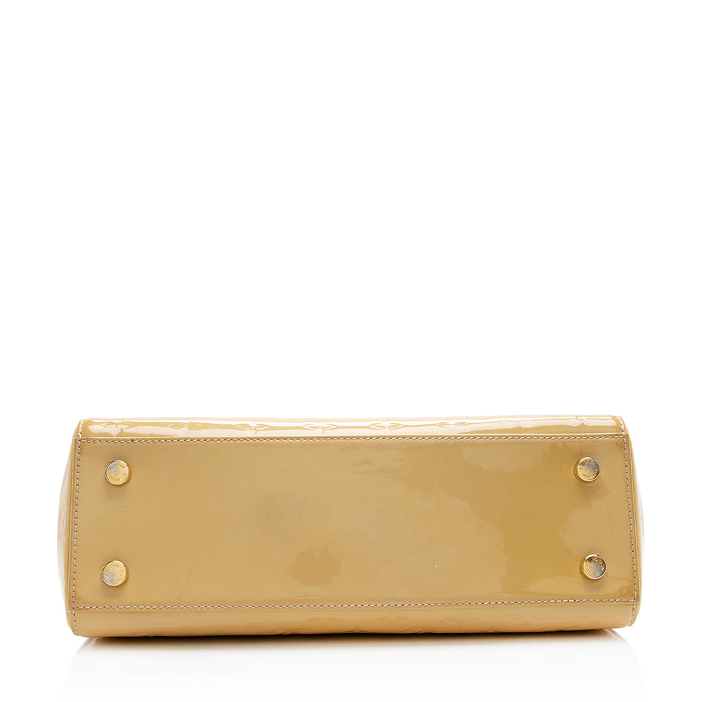 Louis Vuitton Monogram Vernis Brea MM Satchel (SHF-21419)