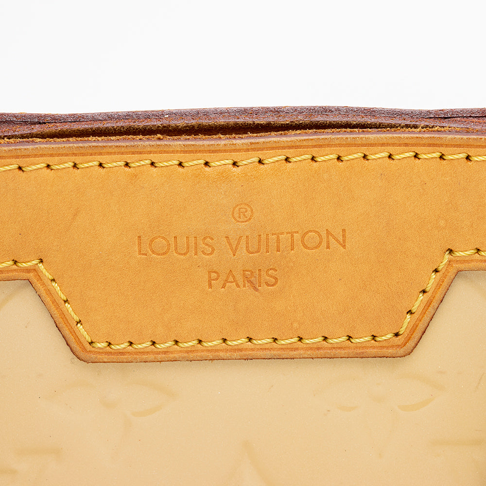 Louis Vuitton Monogram Vernis Brea MM Satchel (SHF-21419)