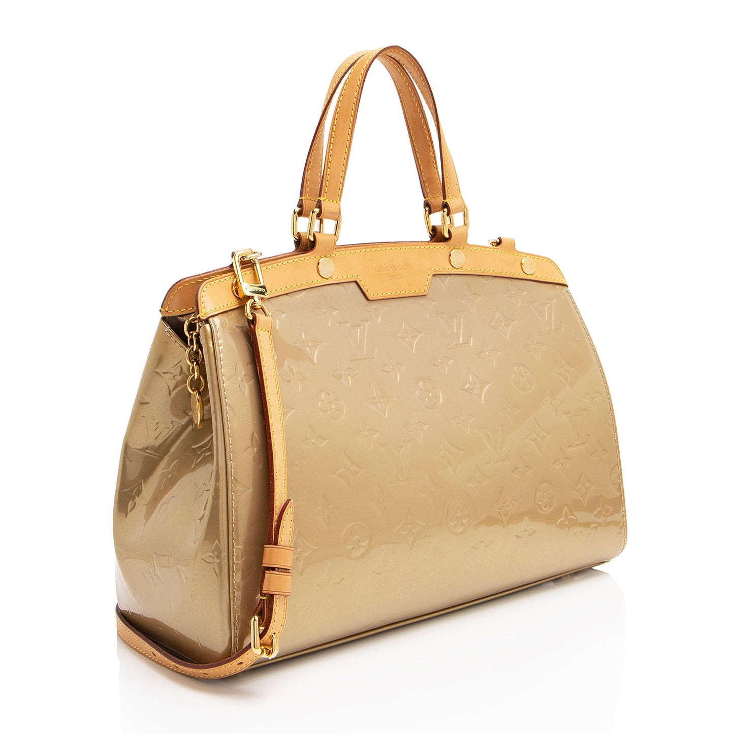 Louis Vuitton Monogram Vernis Brea MM Satchel (SHF-bDLzHC)