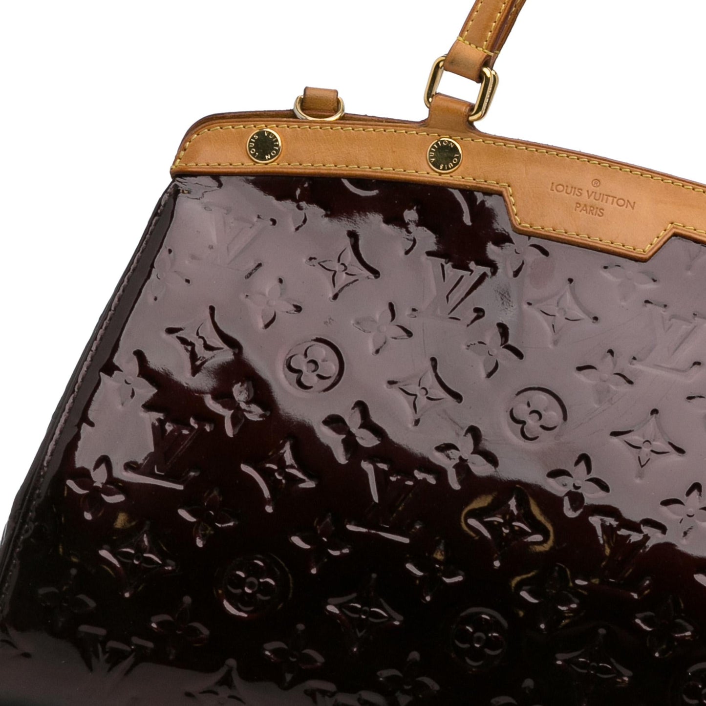 Louis Vuitton Monogram Vernis Brea MM (SHG-Ng1XKo)