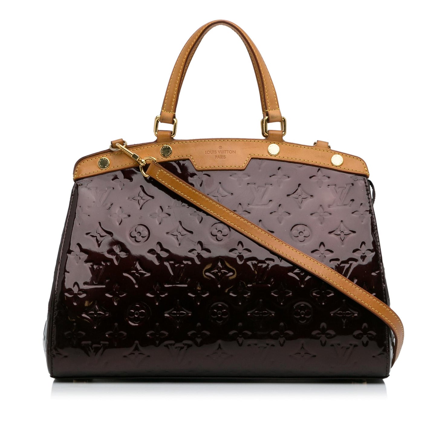 Louis Vuitton Monogram Vernis Brea MM (SHG-Ng1XKo)