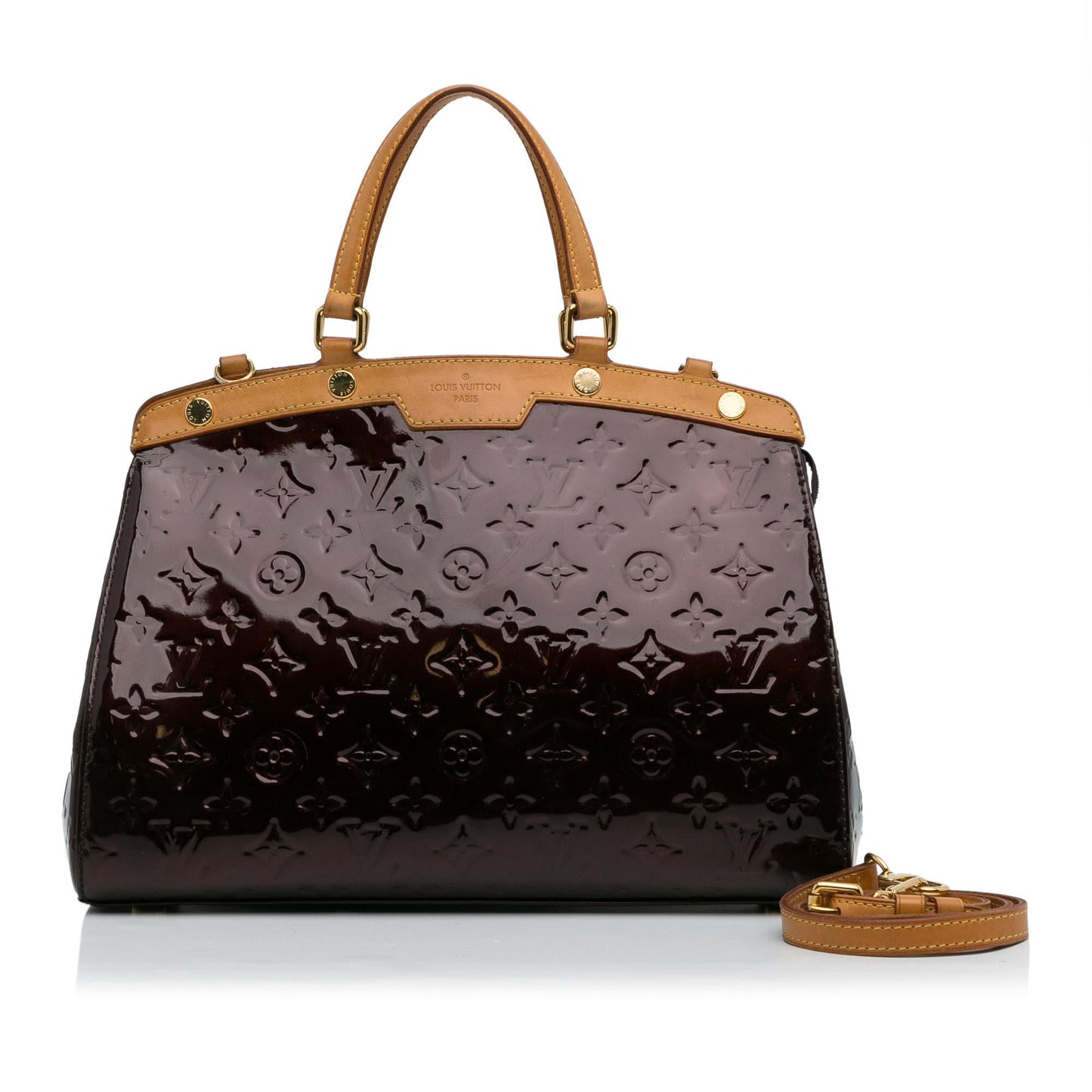 Louis Vuitton Monogram Vernis Brea MM (SHG-Ng1XKo)